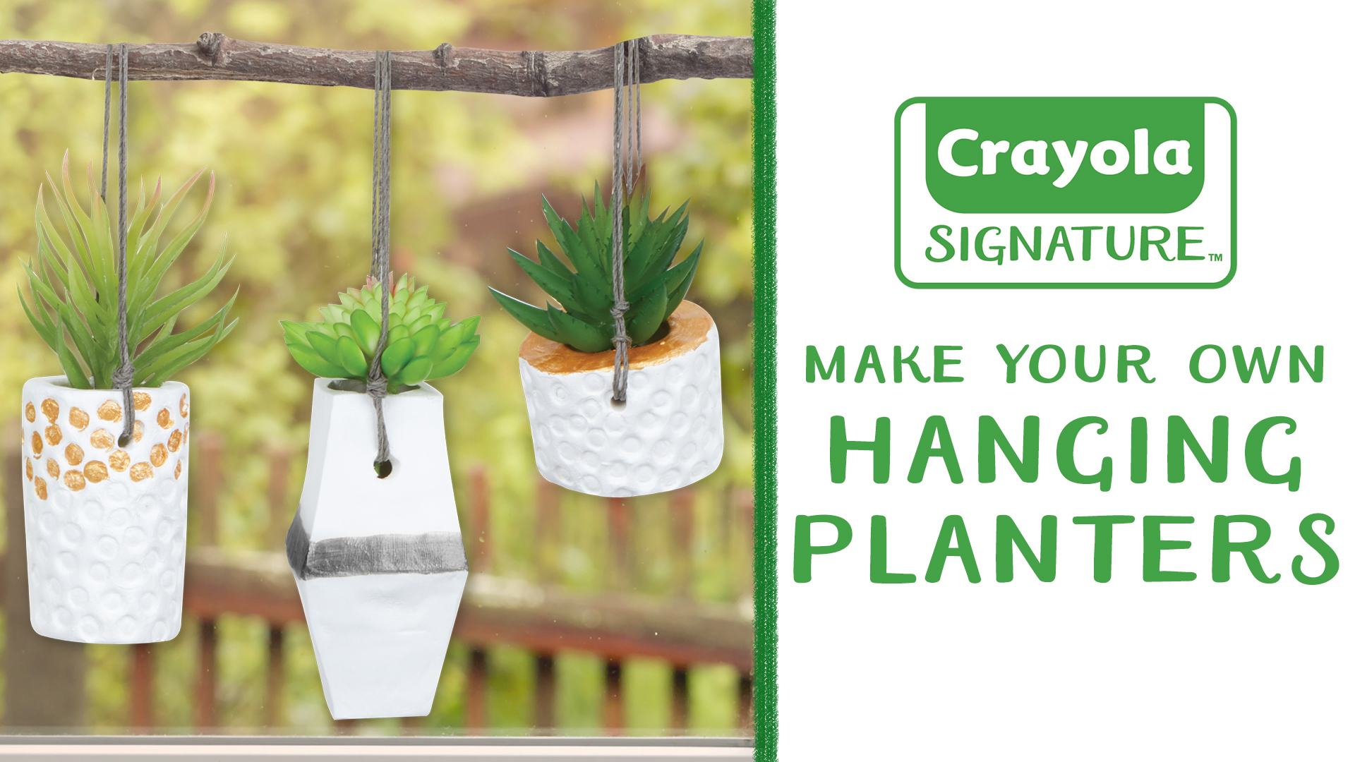 Signature DIY Hanging Planter Craft Kit